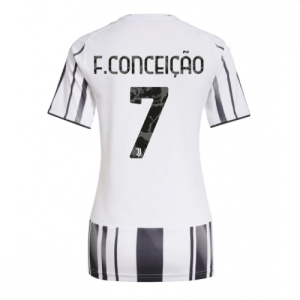 Echipament fotbal Juventus Francisco Conceicao #7 Tricou Acasa 2025-26 pentru femei mânecă scurtă