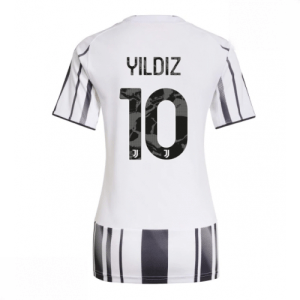 Echipament fotbal Juventus Kenan Yildiz #10 Tricou Acasa 2025-26 pentru femei mânecă scurtă