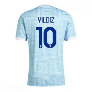 Echipament fotbal Juventus Kenan Yildiz #10 Tricou Deplasare 2025-26 pentru bărbați
