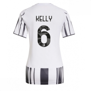 Echipament fotbal Juventus Lloyd Kelly #6 Tricou Acasa 2025-26 pentru femei mânecă scurtă