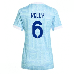 Echipament fotbal Juventus Lloyd Kelly #6 Tricou Deplasare 2025-26 pentru femei mânecă scurtă