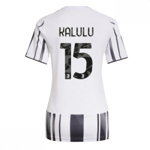 Echipament fotbal Juventus Pierre Kalulu #15 Tricou Acasa 2025-26 pentru femei mânecă scurtă