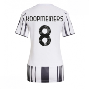 Echipament fotbal Juventus Teun Koopmeiners #8 Tricou Acasa 2025-26 pentru femei mânecă scurtă