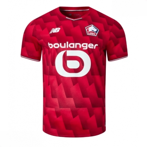 Echipament fotbal Lille OSC Tricou Acasa 2025-26 pentru bărbați 1 Echipament fotbal Lille OSC Tricou Acasa 2025-26 pentru bărbați