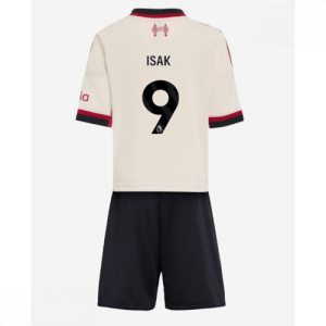 Echipament fotbal Liverpool copii Alexander Isak #9 Tricou Deplasare 2025-26 + pantaloni scurți