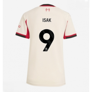Echipament fotbal Liverpool Alexander Isak #9 Tricou Deplasare 2025-26 pentru femei mânecă scurtă