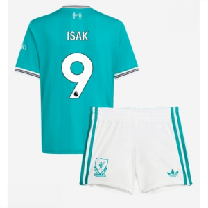 Echipament fotbal Liverpool copii Alexander Isak #9 Tricou Treilea 2025-26 + pantaloni scurți