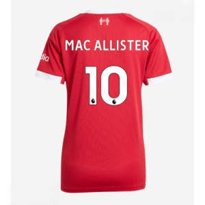 Echipament fotbal Liverpool Alexis Mac Allister #10 Tricou Acasa 2025-26 pentru femei mânecă scurtă