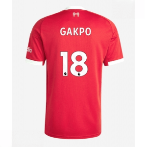 Echipament fotbal Liverpool Cody Gakpo #18 Tricou Acasa 2025-26 pentru bărbați