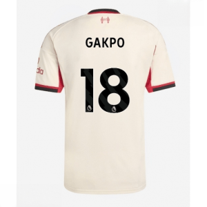 Echipament fotbal Liverpool Cody Gakpo #18 Tricou Deplasare 2025-26 pentru bărbați
