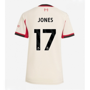 Echipament fotbal Liverpool Curtis Jones #17 Tricou Deplasare 2025-26 pentru femei mânecă scurtă