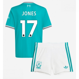 Echipament fotbal Liverpool copii Curtis Jones #17 Tricou Treilea 2025-26 + pantaloni scurți