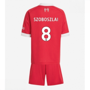 Echipament fotbal Liverpool copii Dominik Szoboszlai #8 Tricou Acasa 2025-26 + pantaloni scurți