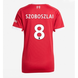 Echipament fotbal Liverpool Dominik Szoboszlai #8 Tricou Acasa 2025-26 pentru femei mânecă scurtă