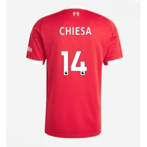 Echipament fotbal Liverpool Federico Chiesa #14 Tricou Acasa 2025-26 pentru bărbați
