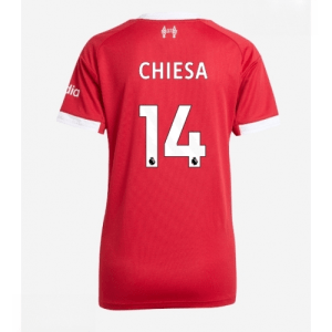 Echipament fotbal Liverpool Federico Chiesa #14 Tricou Acasa 2025-26 pentru femei mânecă scurtă