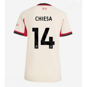 Echipament fotbal Liverpool Federico Chiesa #14 Tricou Deplasare 2025-26 pentru femei mânecă scurtă