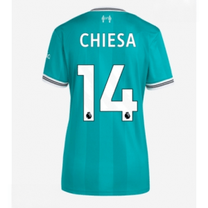 Echipament fotbal Liverpool Federico Chiesa #14 Tricou Treilea 2025-26 pentru femei mânecă scurtă