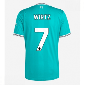 Echipament fotbal Liverpool Florian Wirtz #7 Tricou Treilea 2025-26 pentru bărbați