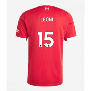 Echipament fotbal Liverpool Giovanni Leoni #15 Tricou Acasa 2025-26 pentru bărbați
