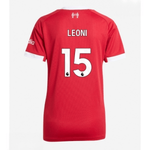 Echipament fotbal Liverpool Giovanni Leoni #15 Tricou Acasa 2025-26 pentru femei mânecă scurtă