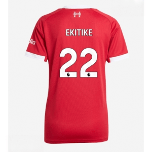Echipament fotbal Liverpool Hugo Ekitike #22 Tricou Acasa 2025-26 pentru femei mânecă scurtă