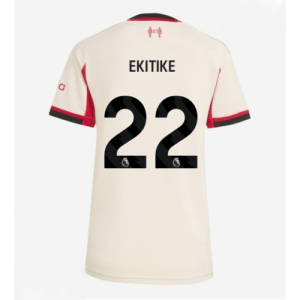 Echipament fotbal Liverpool Hugo Ekitike #22 Tricou Deplasare 2025-26 pentru femei mânecă scurtă