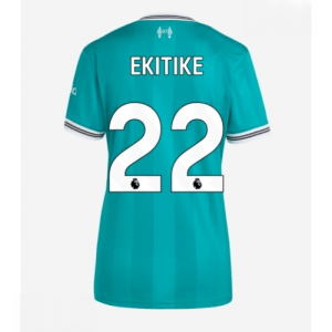 Echipament fotbal Liverpool Hugo Ekitike #22 Tricou Treilea 2025-26 pentru femei mânecă scurtă