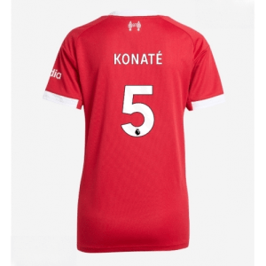 Echipament fotbal Liverpool Ibrahima Konate #5 Tricou Acasa 2025-26 pentru femei mânecă scurtă