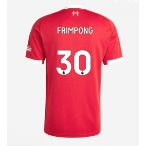 Echipament fotbal Liverpool Jeremie Frimpong #30 Tricou Acasa 2025-26 pentru bărbați