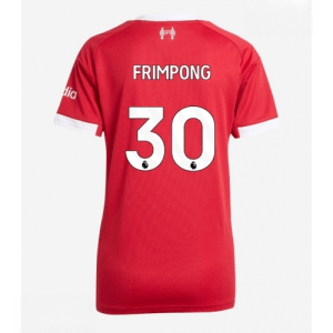 Echipament fotbal Liverpool Jeremie Frimpong #30 Tricou Acasa 2025-26 pentru femei mânecă scurtă