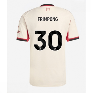 Echipament fotbal Liverpool Jeremie Frimpong #30 Tricou Deplasare 2025-26 pentru bărbați
