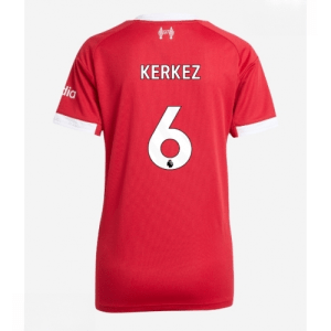 Echipament fotbal Liverpool Milos Kerkez #6 Tricou Acasa 2025-26 pentru femei mânecă scurtă