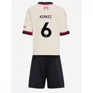 Echipament fotbal Liverpool copii Milos Kerkez #6 Tricou Deplasare 2025-26 + pantaloni scurți