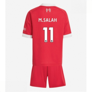 Echipament fotbal Liverpool copii Mohamed Salah #11 Tricou Acasa 2025-26 + pantaloni scurți