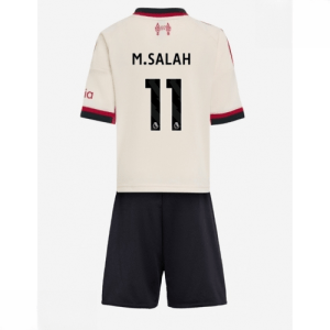 Echipament fotbal Liverpool copii Mohamed Salah #11 Tricou Deplasare 2025-26 + pantaloni scurți