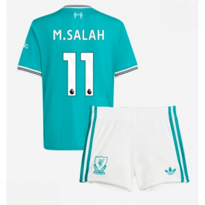 Echipament fotbal Liverpool copii Mohamed Salah #11 Tricou Treilea 2025-26 + pantaloni scurți
