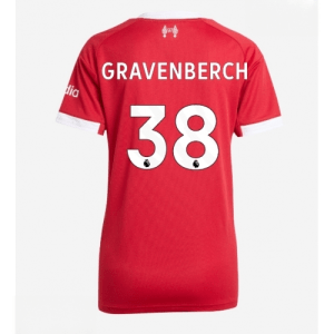 Echipament fotbal Liverpool Ryan Gravenberch #38 Tricou Acasa 2025-26 pentru femei mânecă scurtă