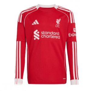 Echipament fotbal Liverpool Tricou Acasa 2025-26 maneca lunga