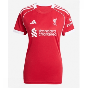 Echipament fotbal Liverpool Tricou Acasa 2025-26 pentru femei mânecă scurtă