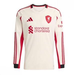 Echipament fotbal Liverpool Tricou Deplasare 2025-26 maneca lunga