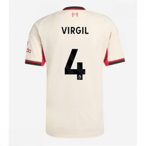 Echipament fotbal Liverpool Virgil van Dijk #4 Tricou Deplasare 2025-26 pentru bărbați