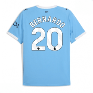 Echipament fotbal Manchester City Bernardo Silva #20 Tricou Acasa 2025-26 pentru bărbați