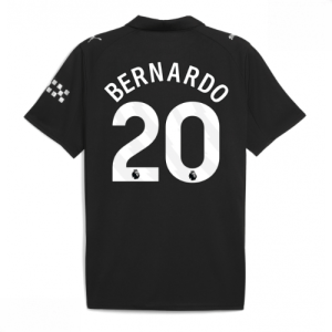 Echipament fotbal Manchester City Bernardo Silva #20 Tricou Deplasare 2025-26 pentru bărbați