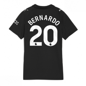 Echipament fotbal Manchester City Bernardo Silva #20 Tricou Deplasare 2025-26 pentru femei mânecă scurtă
