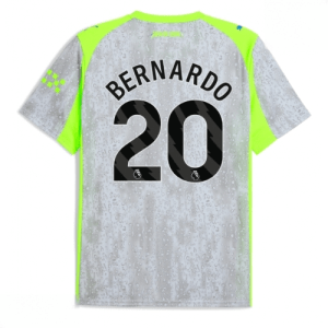Echipament fotbal Manchester City Bernardo Silva #20 Tricou Treilea 2025-26 pentru bărbați