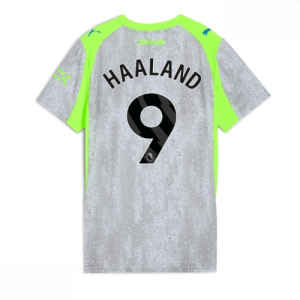 Echipament fotbal Manchester City Erling Haaland #9 Tricou Treilea 2025-26 pentru femei mânecă scurtă