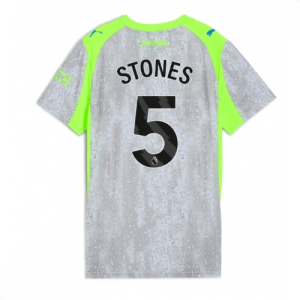 Echipament fotbal Manchester City John Stones #5 Tricou Treilea 2025-26 pentru femei mânecă scurtă
