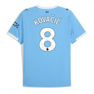 Echipament fotbal Manchester City Mateo Kovacic #8 Tricou Acasa 2025-26 pentru bărbați