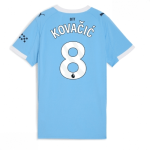 Echipament fotbal Manchester City Mateo Kovacic #8 Tricou Acasa 2025-26 pentru femei mânecă scurtă